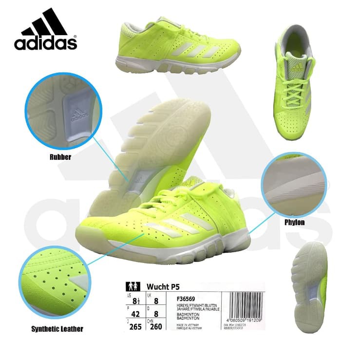 Sepatu Badminton Adidas Wutch Terbaru 100% Original