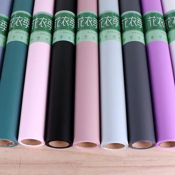 

➤ Kertas Bunga /20m color cellophane opp roll/kertas bunga buket grosir/wrapping paper ☀
