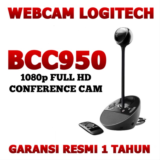 WEBCAM LOGITECH BCC950 READY STOK FULL HD CONFERENCE CAM ( GARANSI RESMI LOGITECH INDONESIA )