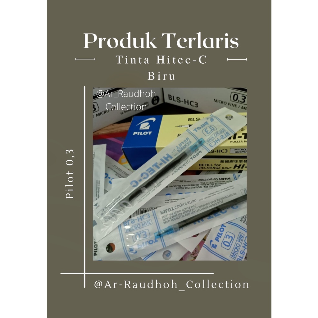 

Tinta/Refil Pilot Hitech-C