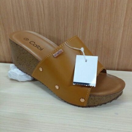Calbi sandal wanita sandal wedges sandal kekinian
