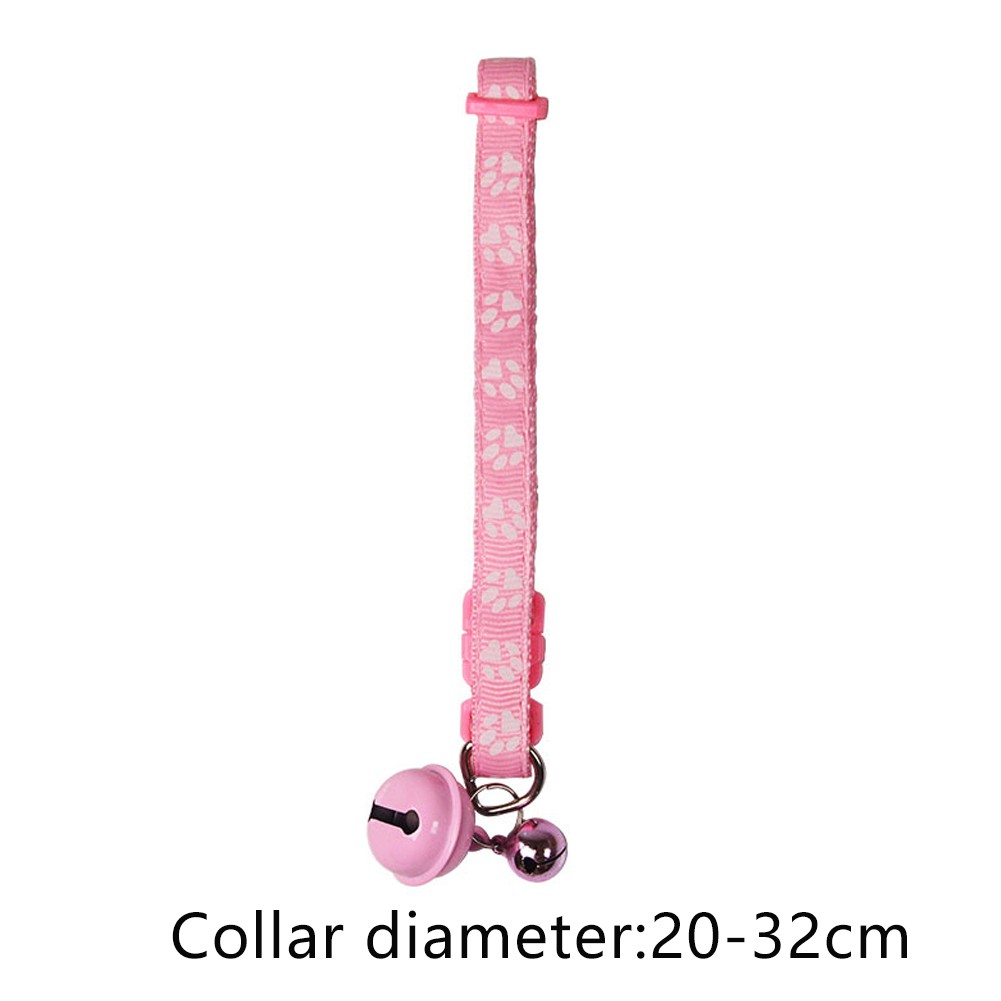 Kalung Hewan Peliharaan Adjustable Dengan Bell Untuk Anjing/Kucing Kecil