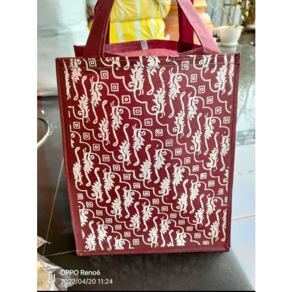 TERLARIS TAS BERKAT BATIK MEWAH TEBAL UKURAN 22x22 CM TEBAL 60 GSM/ TAS HAJATAN TEBAL DAN BESAR TAS HAJATAN MEWAH