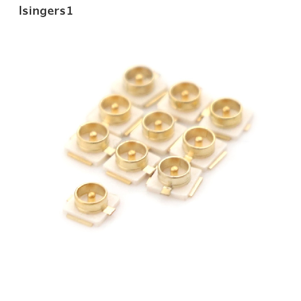 (lsingers1) 10pcs Konektor RF PCB Mount IPEX IPX U.FL SMD SMT