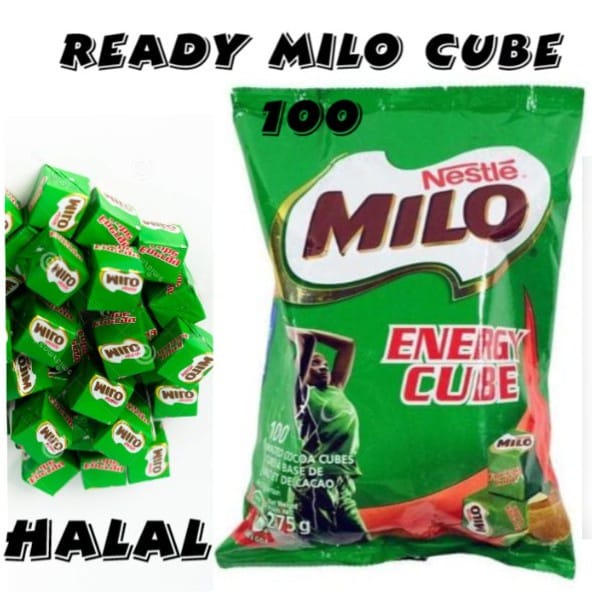 Milo Cube isi 100 pcs / Nestle Milo Energy Cube 100 pcs