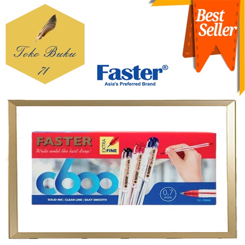 

PULPEN FASTER C-600 / PEN / PENA C600 0.7mm [12 PCS]