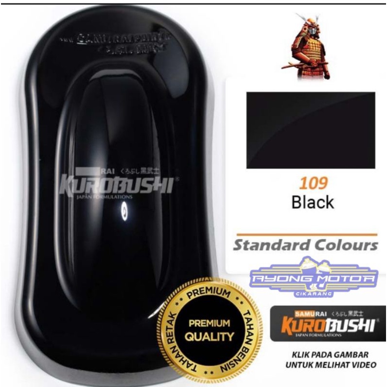 Samurai Paint 109 Black