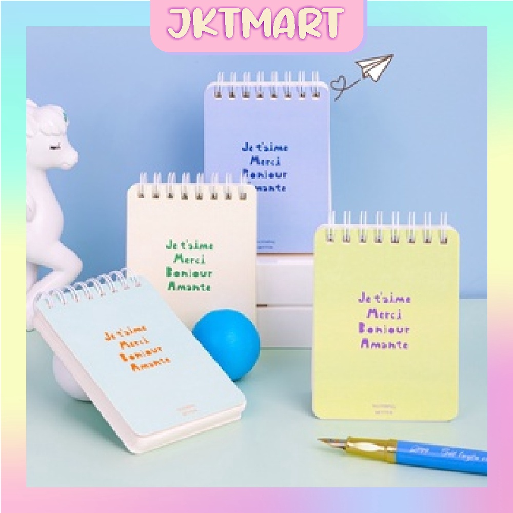 

⭐ JKTMART ⭐ Spiral Notebook / Buku Tulis Buku Catatan Spiral Mini Pocket Size A7 S025