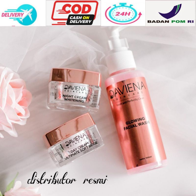 DAVIENA SKINCARE PAKET HEMAT GLOWING |DISTRIBUTOR DAVIENA |OFFICIAL STORE | davienaskincare | davienaskincareofficial