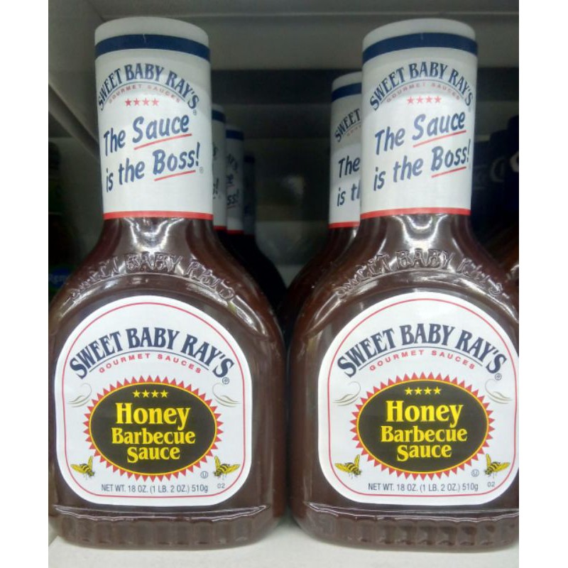 

SWEET BABY RAY'S HONEY BABERCUE SAUCE 18OZ(510gr)