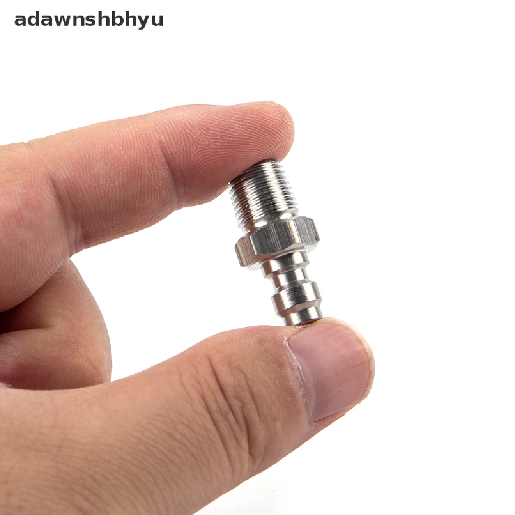 Adawnshbhyu PCP Paintball Pneumatic Quick Coupler 8mm M10x1 Male Plug Adapter Fitting1/8NPT