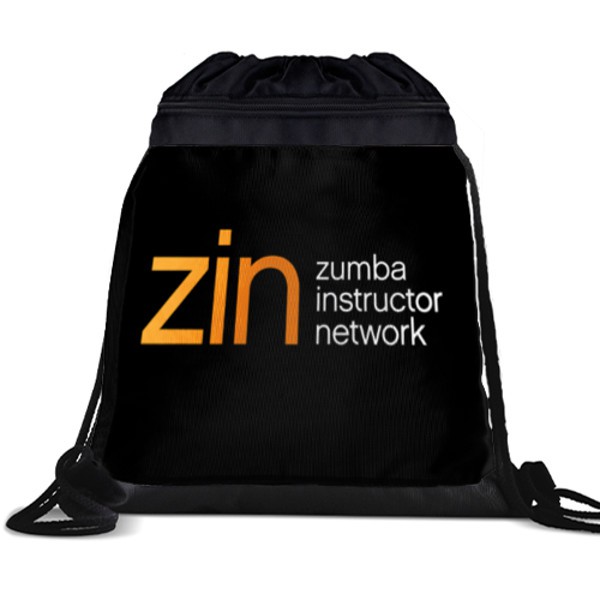 Tas Serut Zumba ZIN Tas Senam Fitness Gym Drawstring Backpack Premium