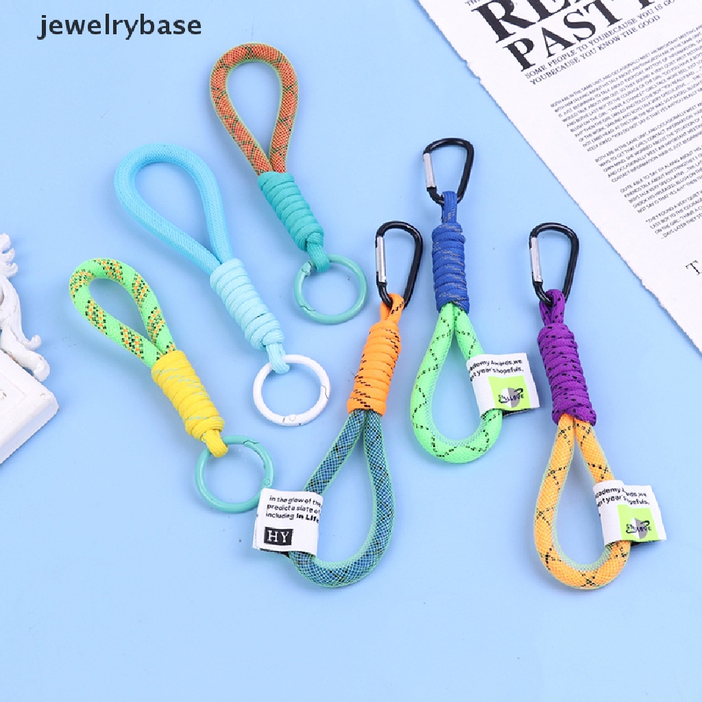 Tali Lanyard Model Gantung Bahan Mesh Kepang Fluorescent Untuk Case Ponsel