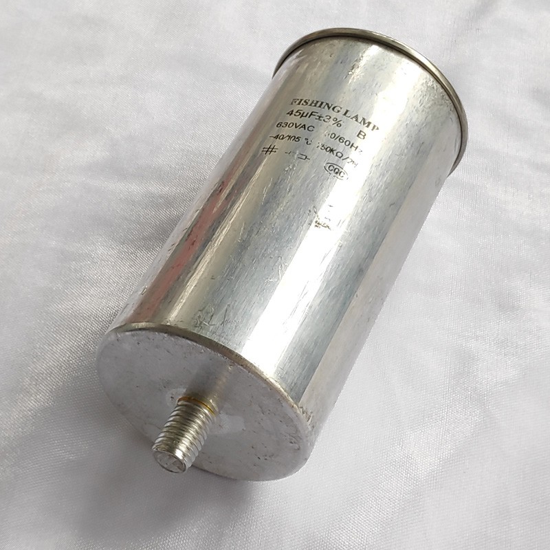 ELCO 45UF 630V AC KAPASITOR LAMPU FISHING LAMP CAPACITOR HIGH VOLTAGE KAPASITOR LAMPU HALOGEN