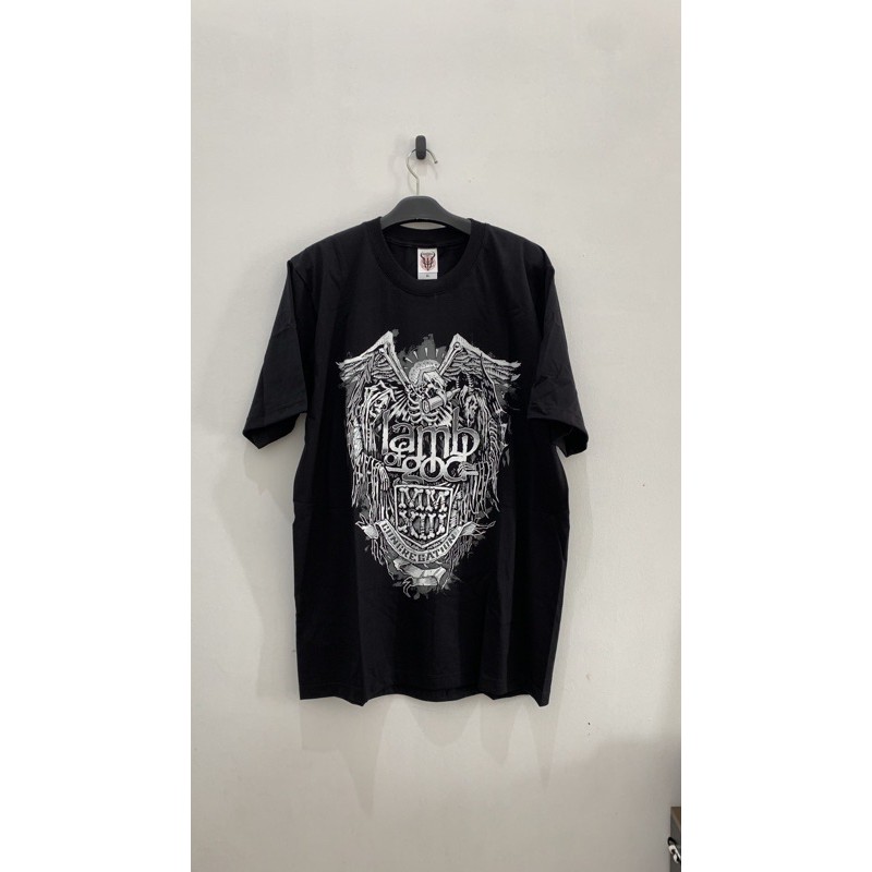 Tshirt Kaos Band Lamb of God Built Up - Rockway 26