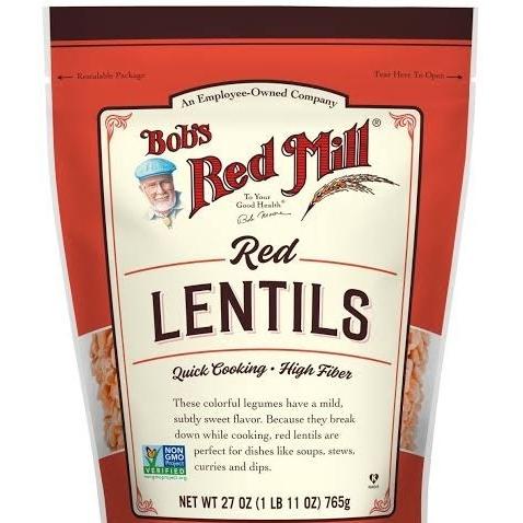 

bob's red mill red lentil 695gr