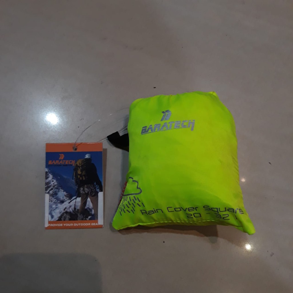 

RAIN COVER BARATECH SQUARE 20-32L HIJAU STABILO