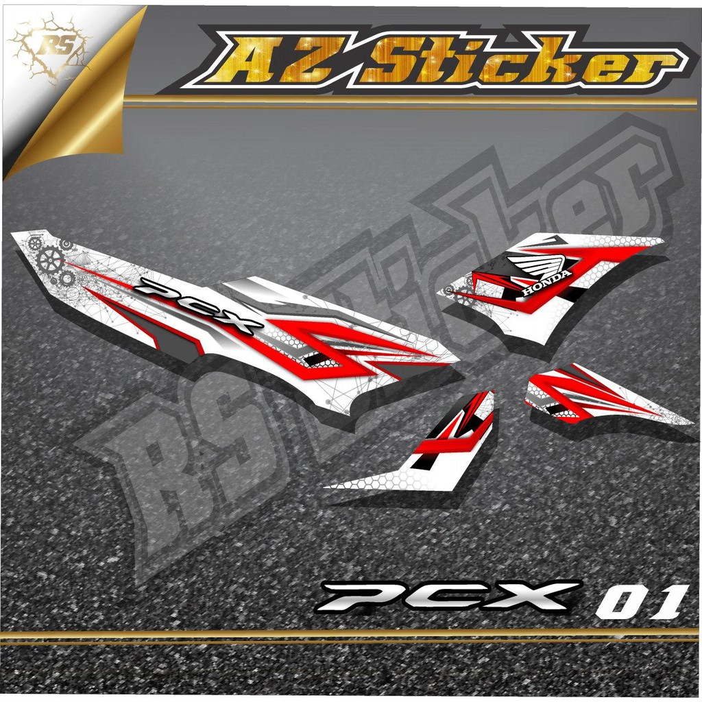Sticker Striping variasi PCX - sticker pcx variasi