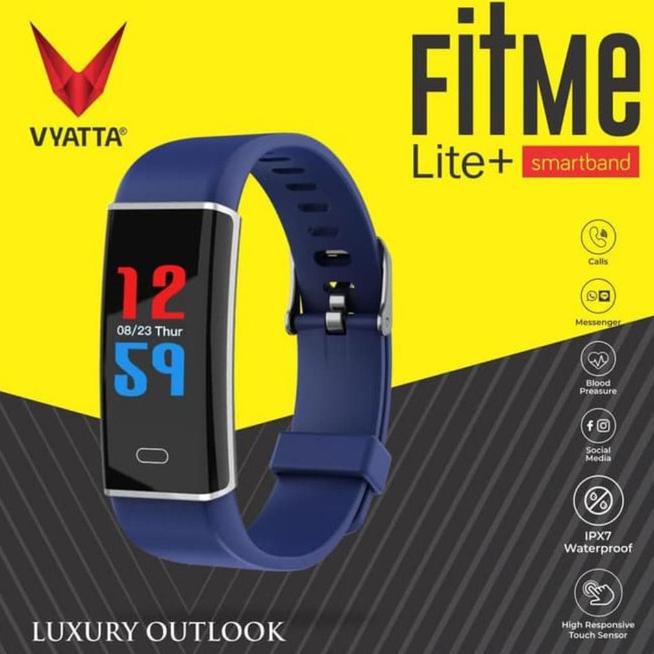✨ KREDIT SMARTWATCH PRIA✨ VYATTA FITME LITE+ COLOUR DISPLAY ,IPX7 WATERPROOF ,HEARTRATE - NAVY