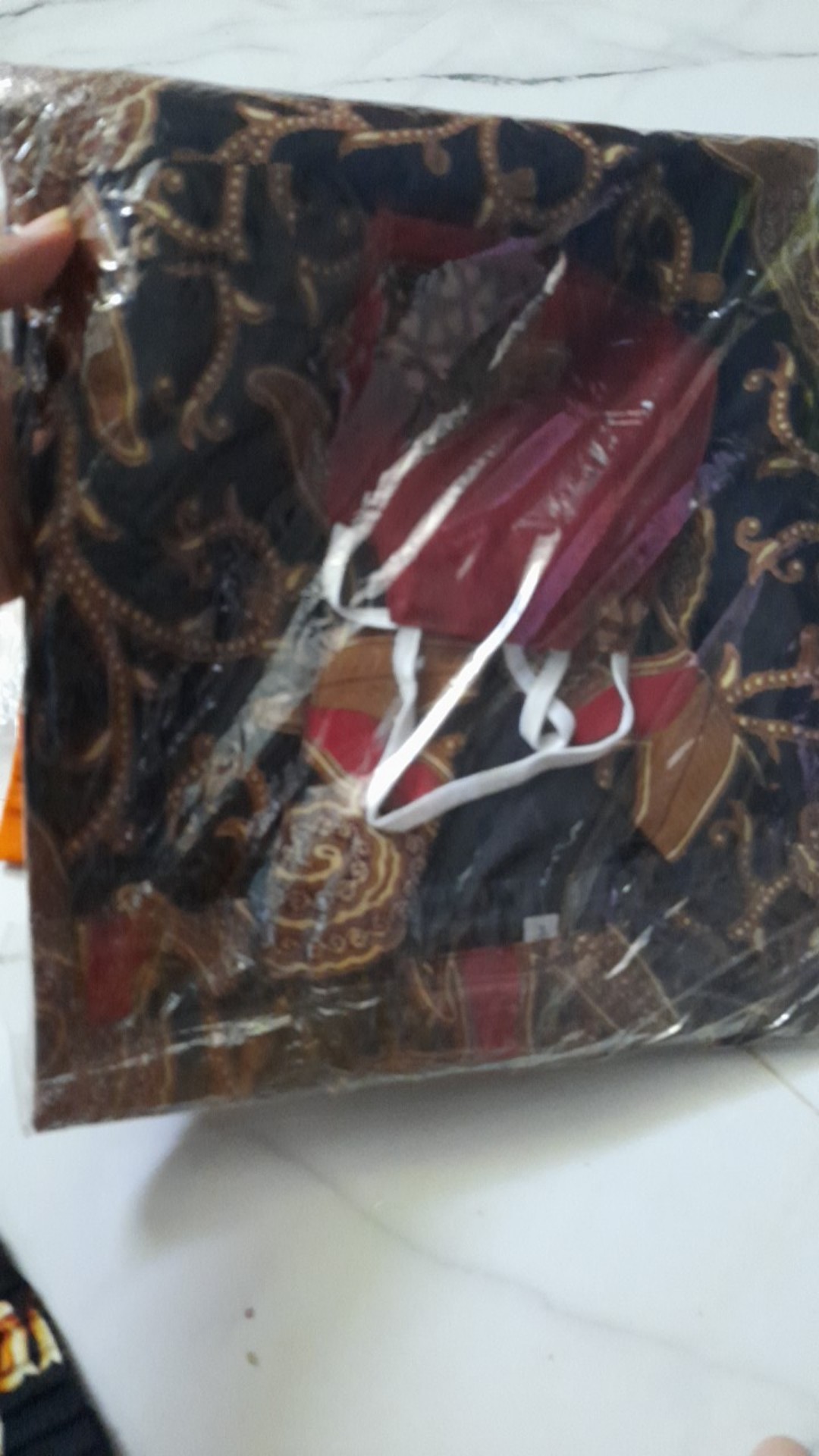 Kemeja Batik Pria Full Furing Lengan Panjang Katun Halus Baturadenan Motif Kembang Lombok