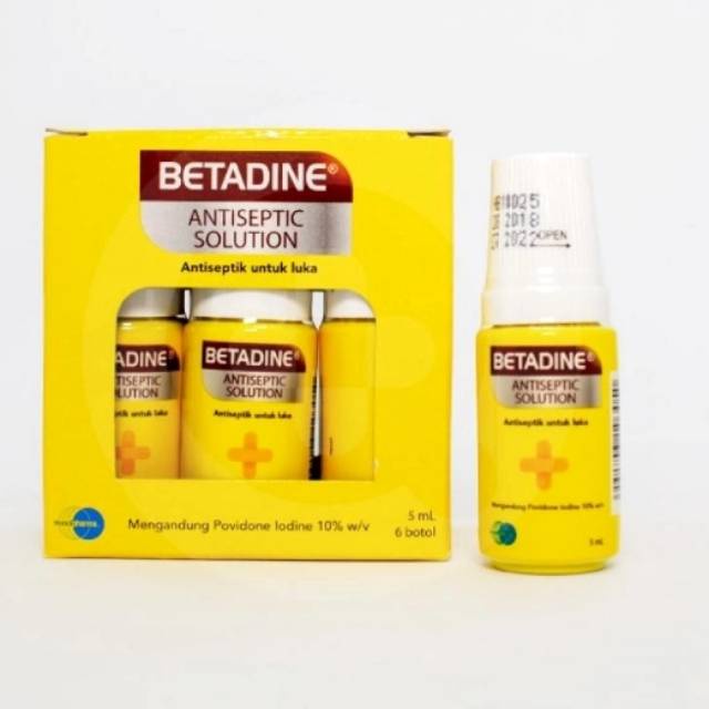 BETADINE SOLUTION 5 ML - ANTISEPTIK