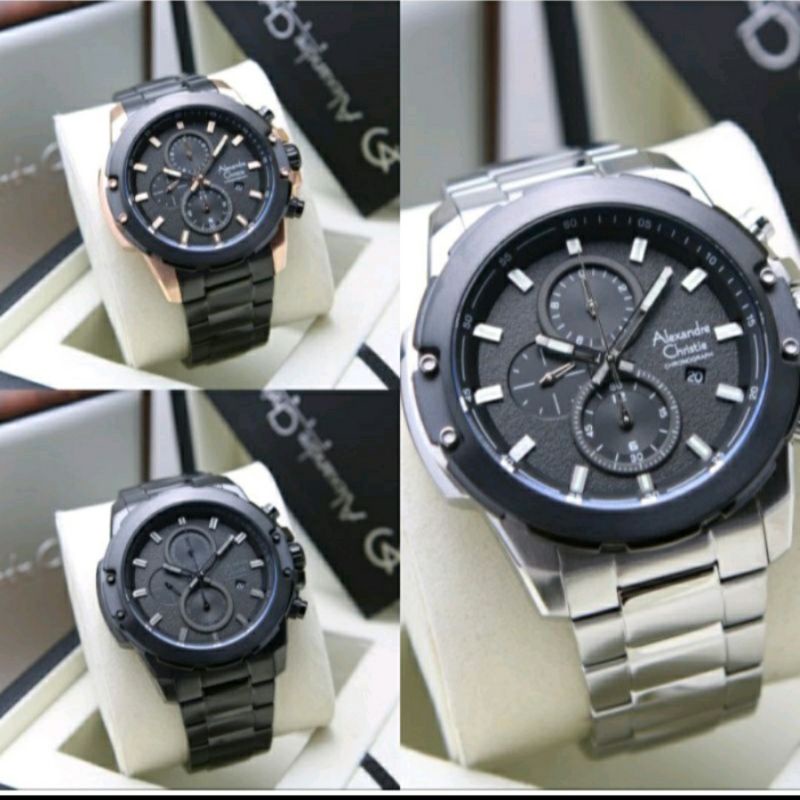 Jam tangan pria original alexandre christie AC6583/6583/ac6583/Ac6583