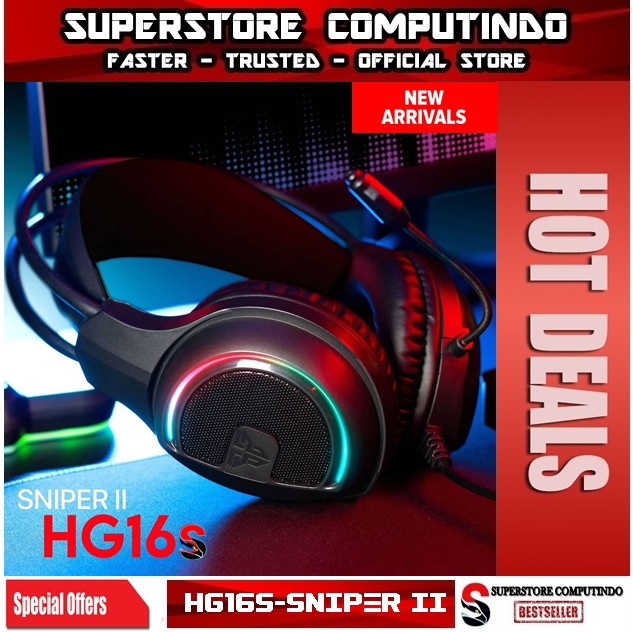 Fantech HG16S RGB Sniper II 7.1 Surround Sound Gaming Headset