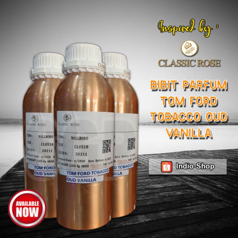 Bibit Parfum MURNI TOM FORD TOBACCO OUD VANILLA By Classic Rose 100
