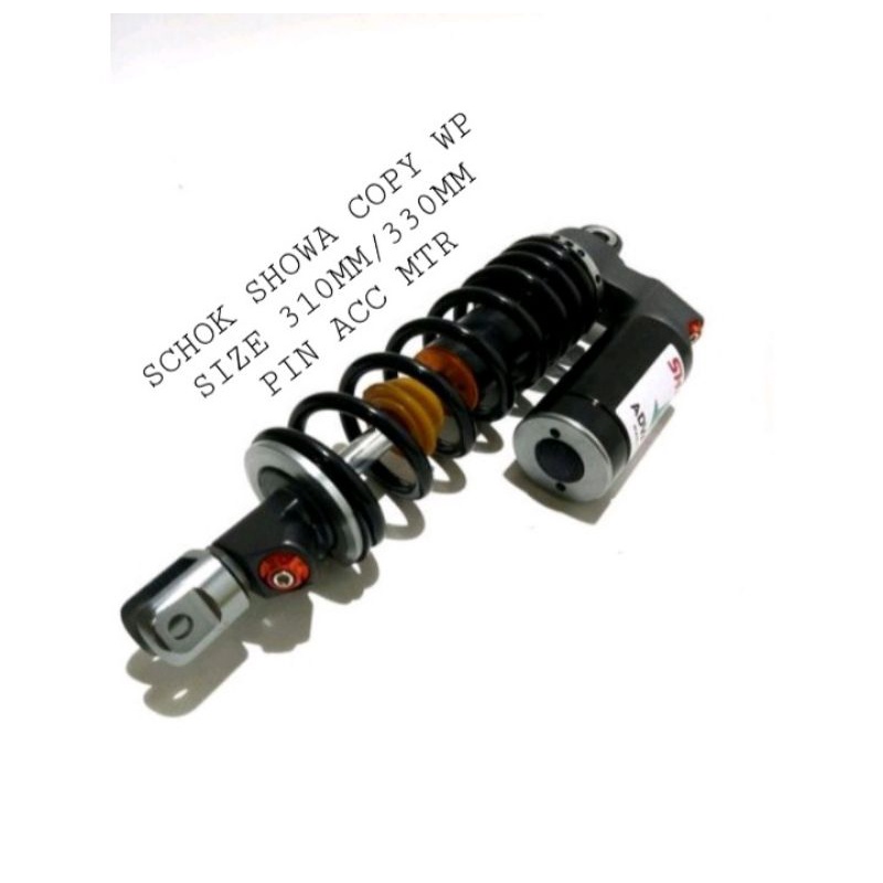 shokbeker shok tabung model wp size 310mm/330mm untuk semua motor metic produk 100% sesuai ikln