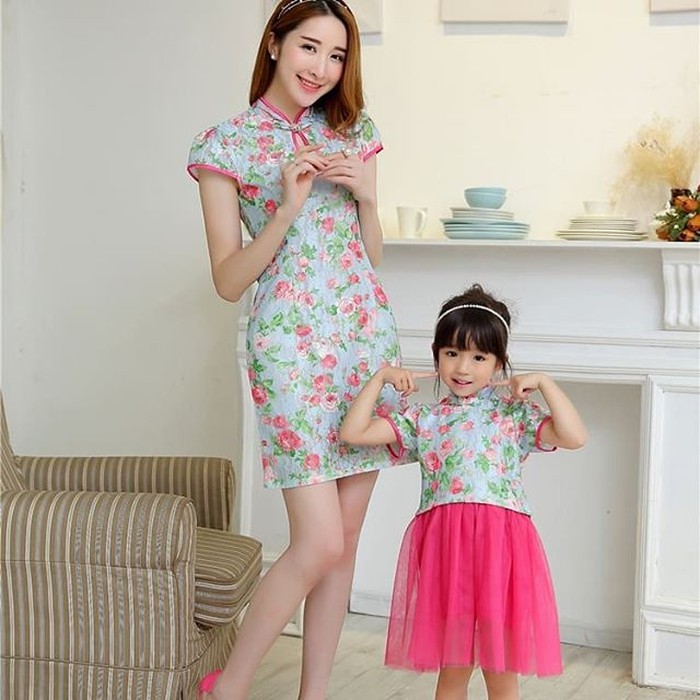 Murah set couple mom imlek chinese traditional clothes 6