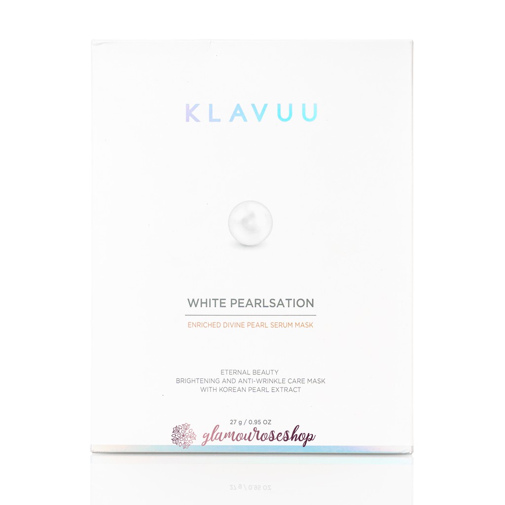 ❤️Glamouroseshop❤️KLAVUU BPOM Enriched Divine Pearl Serum Mask (27 gr x 5 EA)
