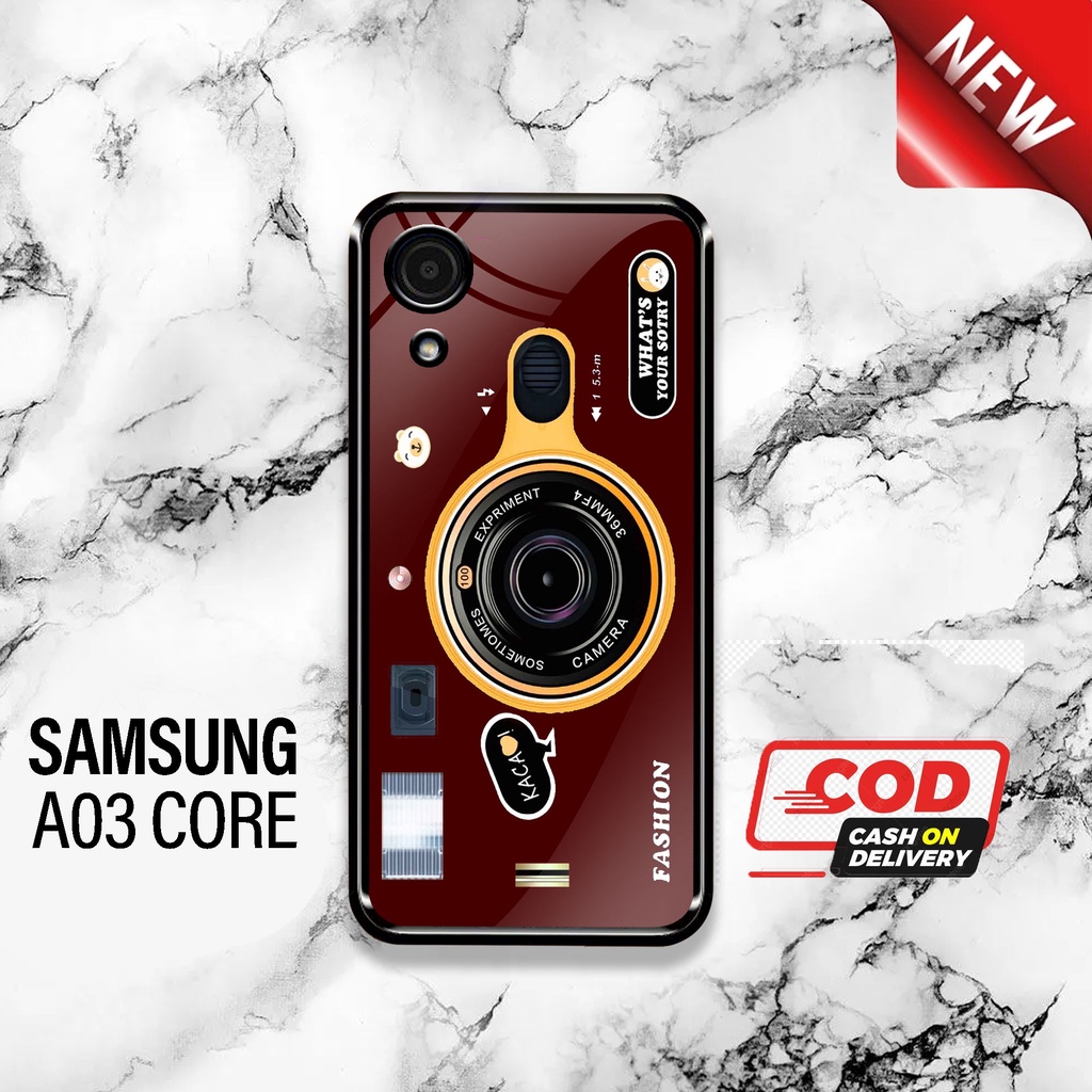 SRC - Case Samsung A03 Core Motif camera Casing Hardcase Glossy 2D Terbaru Silikon Softcase Aero cas