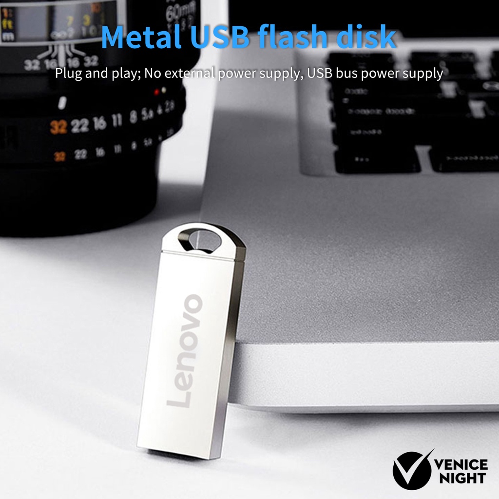 (SF) Flashdisk USB Mini 4 / 8 / 16 / 32 / 64 / 128GB Plug &amp; Play Bahan Metal Untuk Komputer Lenovo