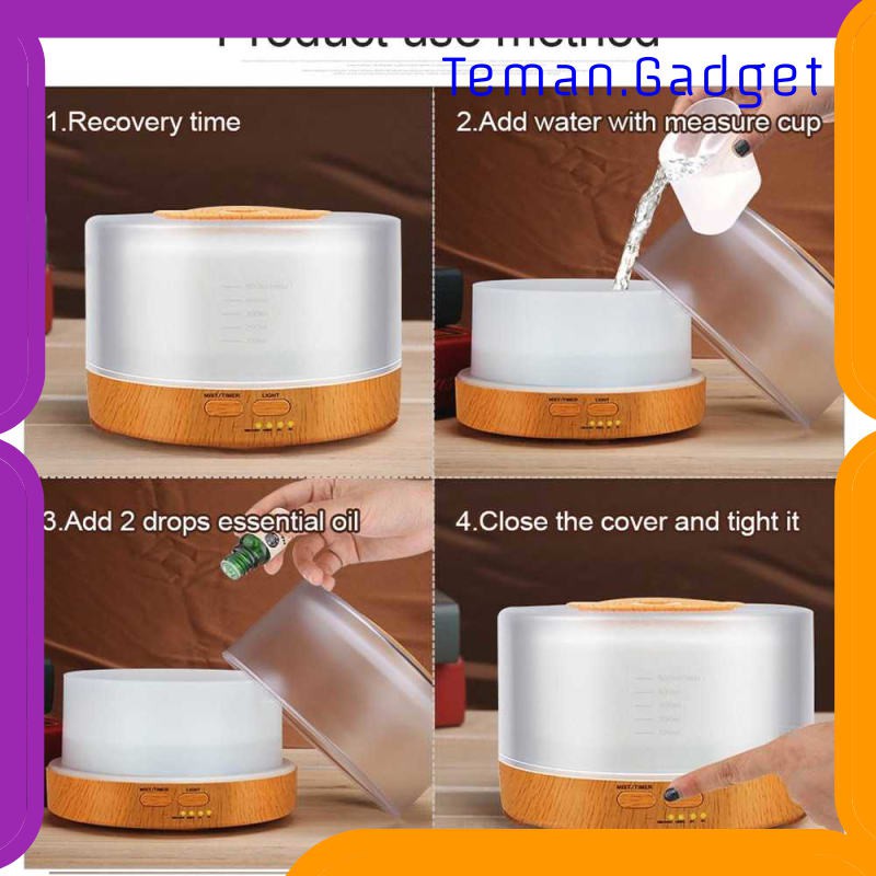 TG-CE046 Taffware HUMI Air Humidifier Aromatherapy 7 Color 500ml Remote - 2467
