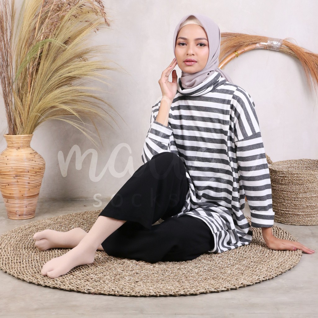 Kaos Kaki Jempol Basic Panjang Wanita &amp; pria Bahan Nylon Premium  (Maligi) JL-01