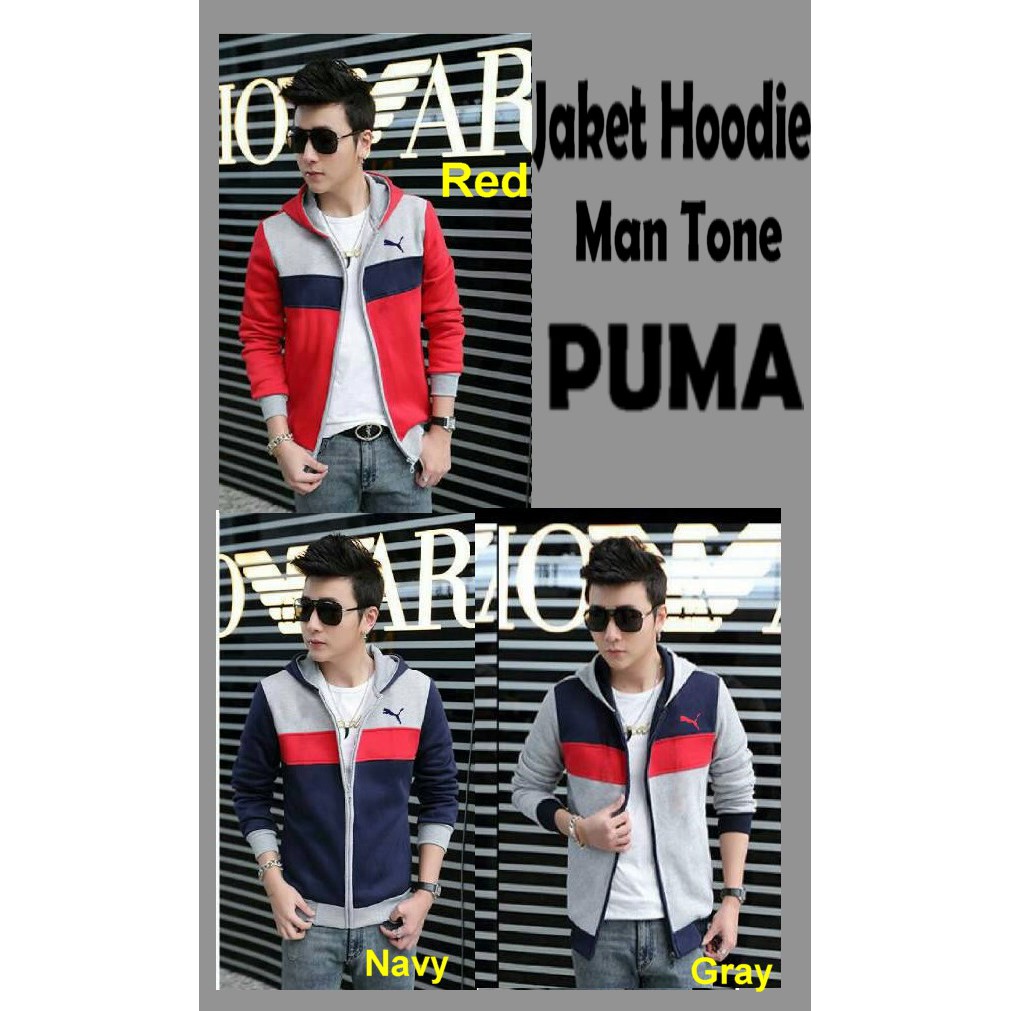 Jaket Hoodie Man Tone Puma