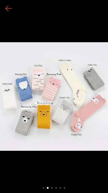 Kaos kaki Panjang Bayi Korea Anti Slip