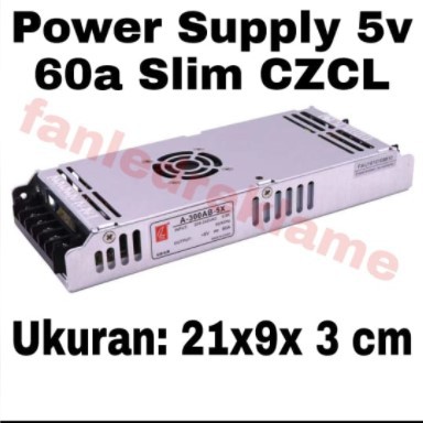 Power Supply Switching 5v 60A Slim / Tipis