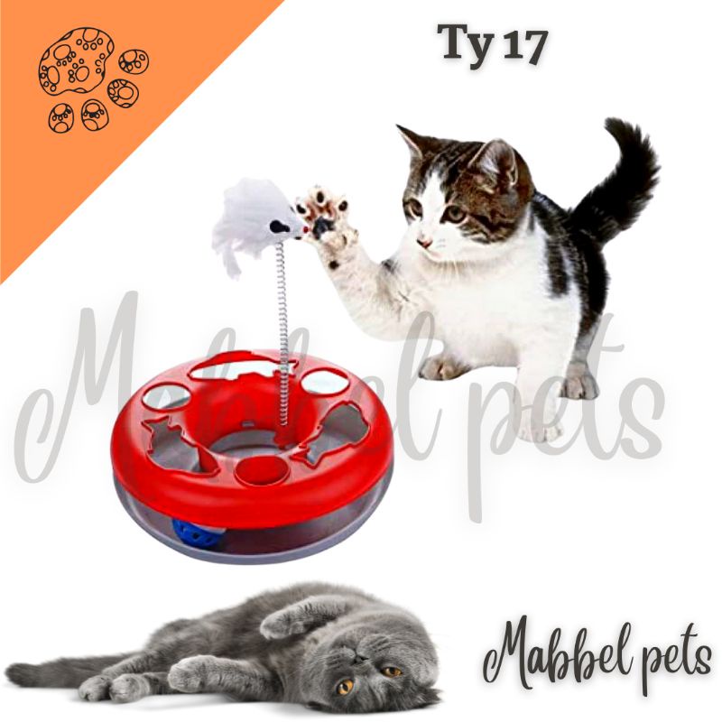 Mainan Kucing Putaran Bola - Circuit Ball Toy Ty#17