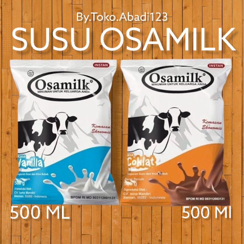

Susu OSAMILK 100% Asli 500 Ml
