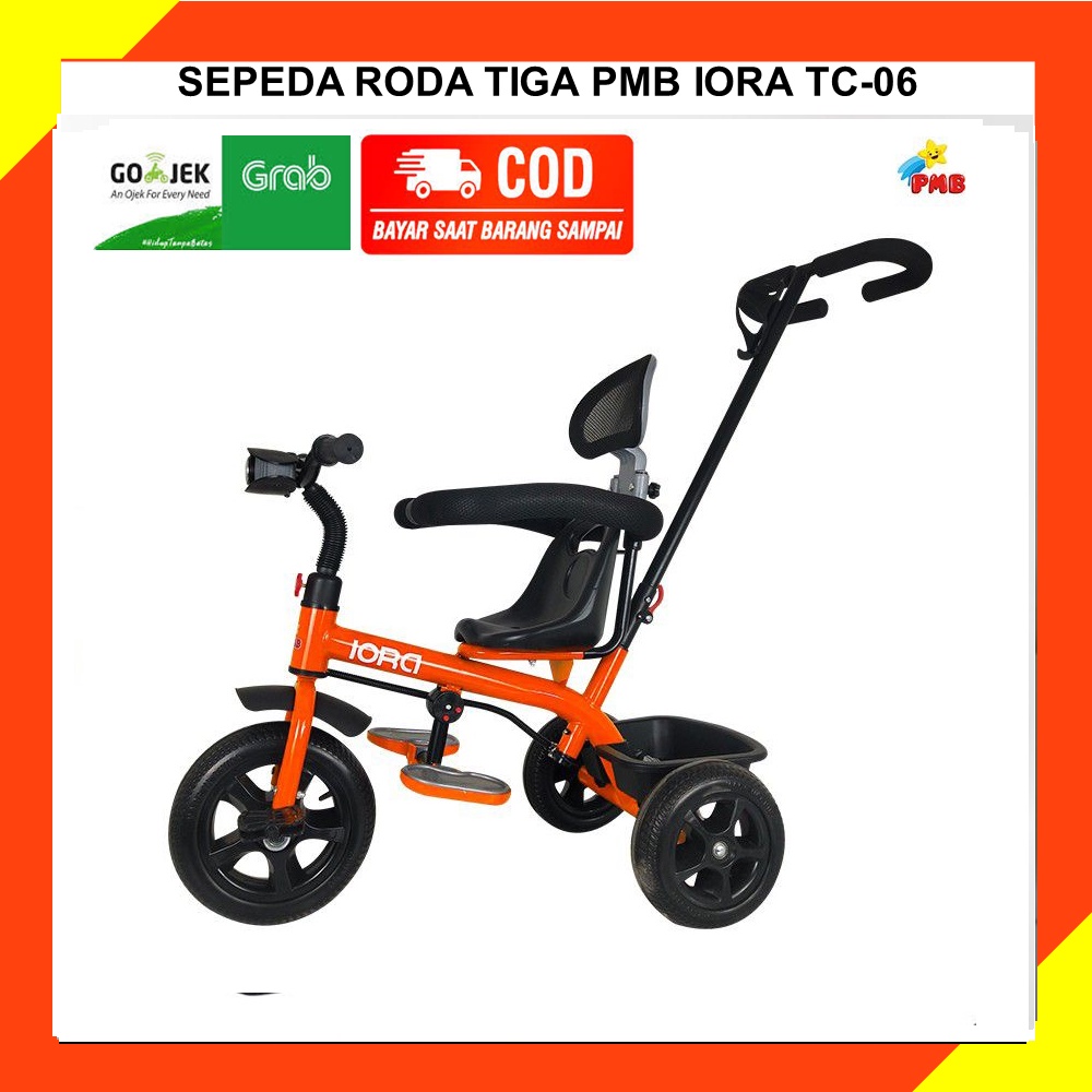 Sepeda Roda Tiga PMB IORA TC-06 TC 06 Sepeda Anak Roda 3 Tricycle Usia 1-5 Tahun
