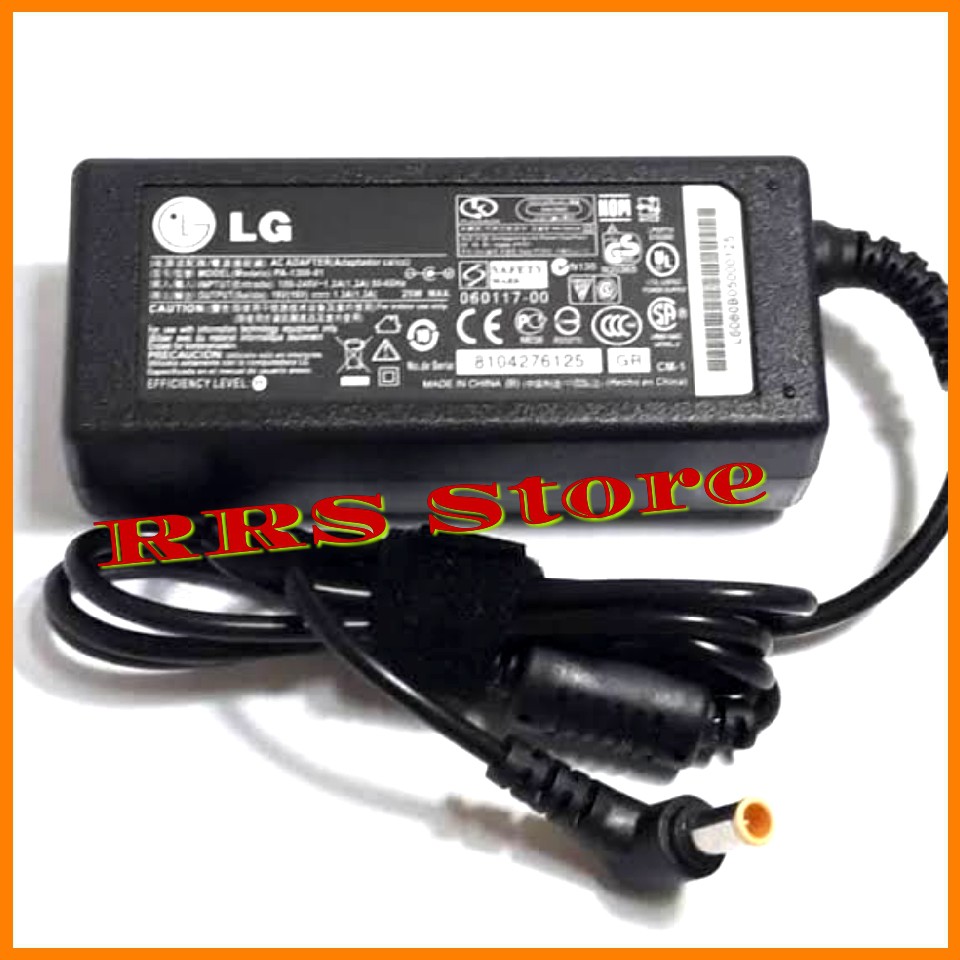 Adaptor charger LG LCD/LED Monitor LG 19V 2.1A LG 24MT44A LG 24MT48AF LG 32LF5+ Kabel Power KELISTRI