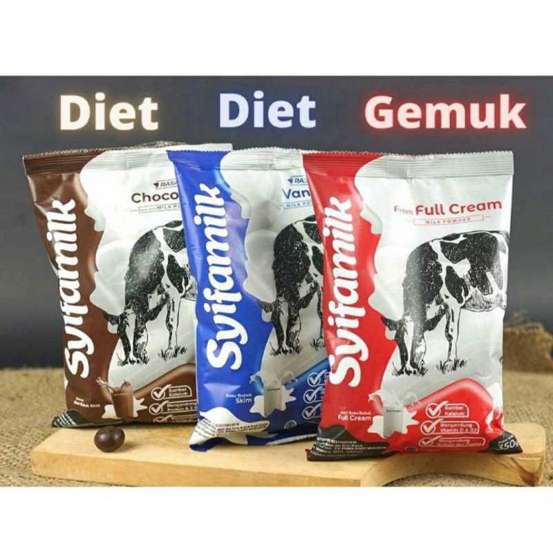 

Susu Sapi Syifamilk 350 gr |Coklat | Vanila | Full Kream