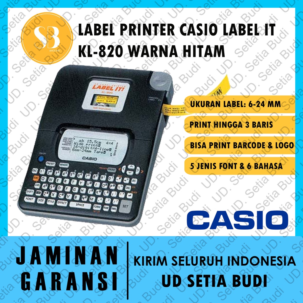

Label Printer Casio KL-820