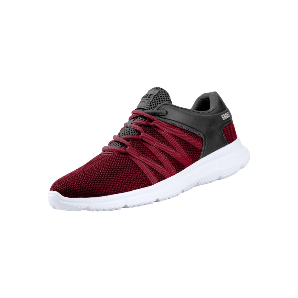 Sepatu  Eagle  Trans Marun Lifestyle Sneakers Shoes 
