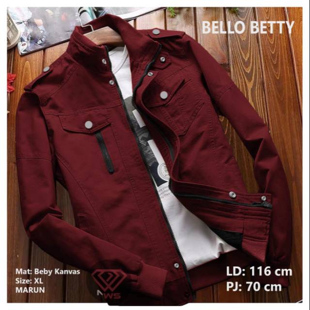 Jaket kanvas / baby kanvas /bello betty