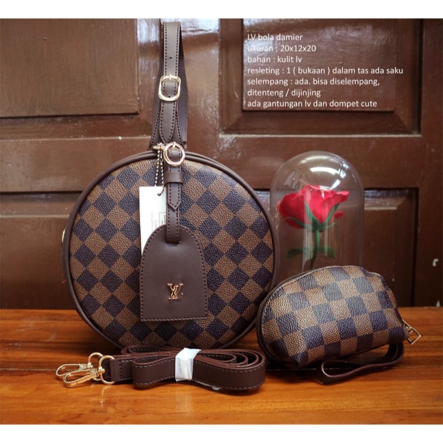 Lv bola +dompet +selempang