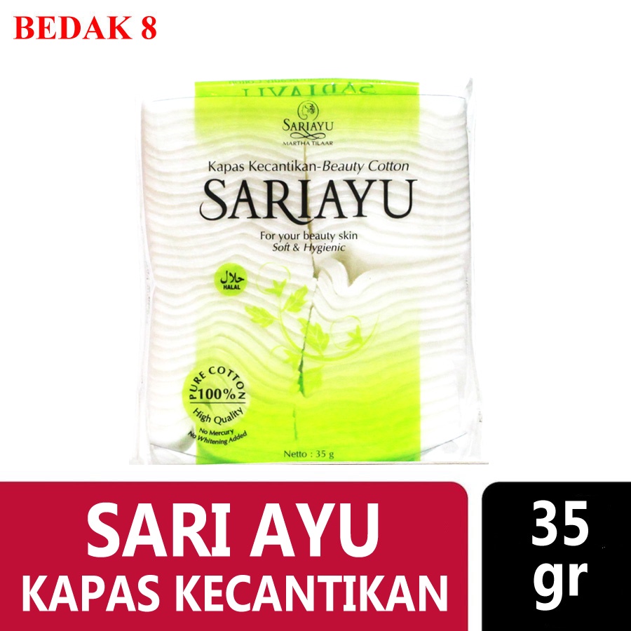 Kapas Kecantikan Sari Ayu 35 gr/ Beauty Cotton Sari Ayu 35 gr