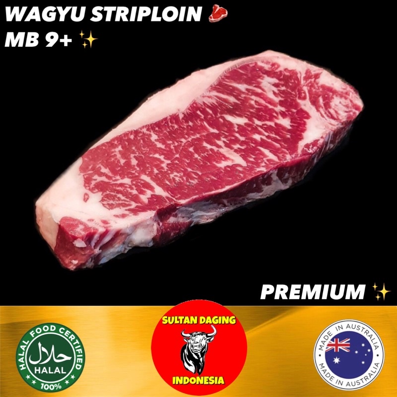 Jual Wagyu Striploin Mb Steak Gram Premium Import Aussie Striploin Mb Wagyu Striploin