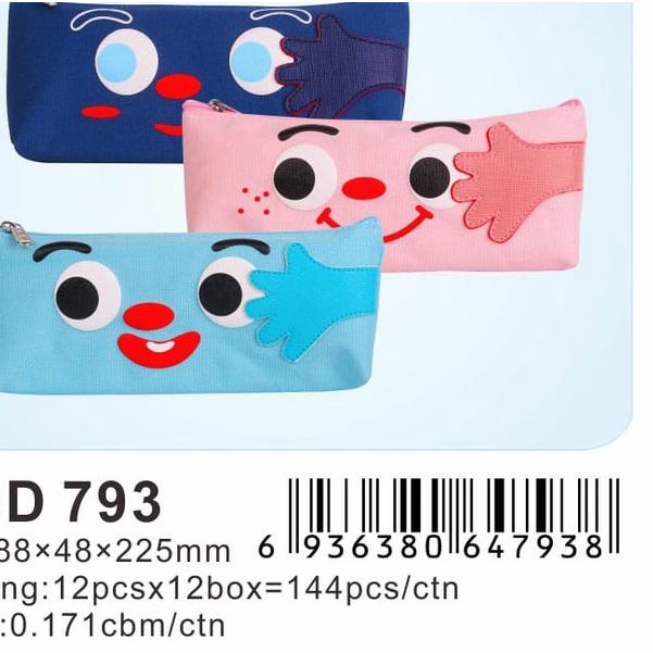 

✭ SOS Kotak Pensil XLJ BD-793 / Tempat Pensil / Pencil Case - Biru ➻